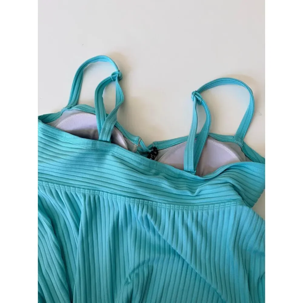 Torrid Plus Size Tankini & High-Waisted Swim Set 1X